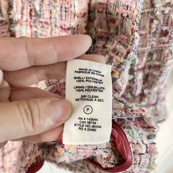 Avec Les Filles Long Pink Shacket in Spring Pinks size M Oversized - Picture 9 of 11